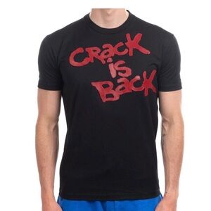 DSQUARED2 Black and Red Graphic Tee